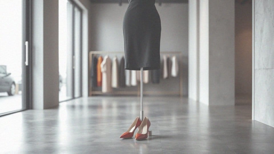 W jaki sposób czarna sukienka dodaje szyku w stylizacjach z czerwonymi szpilkami?