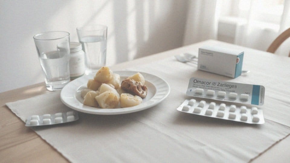 Jakie są zasady przyjmowania Omacor w trakcie posiłków?