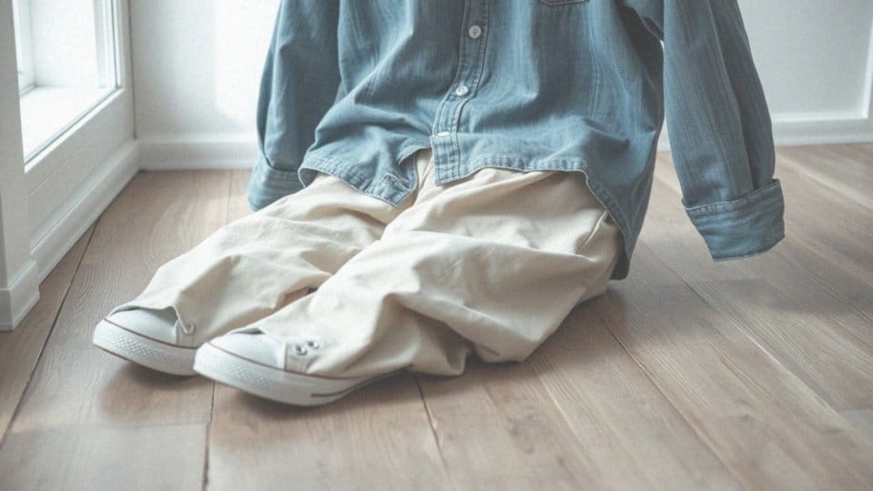 Jakie luźne spodnie można nosić z koszulą jeansową?