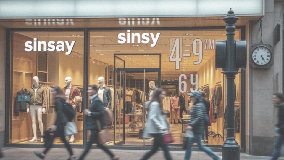 Do której godziny Sinsay w Łodzi jest otwarty w niedziele handlowe?