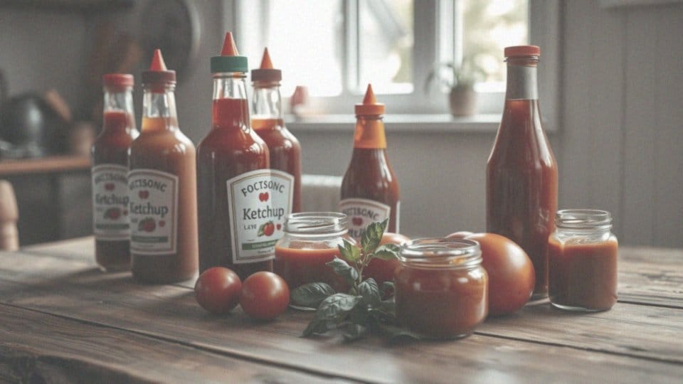 Jakie są opcje lekkostrawne ketchupu?