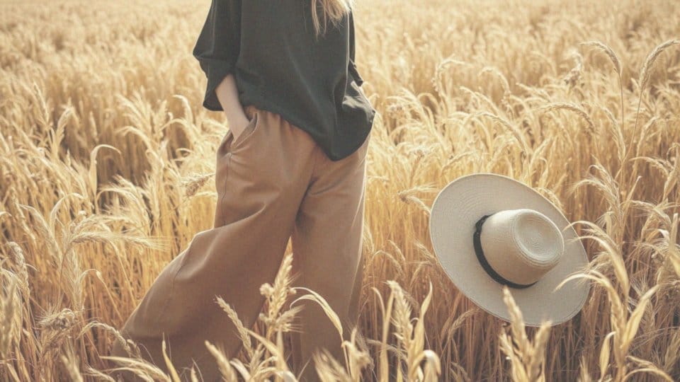 Z jakimi spodniami czarna bluzka sprawdzi się w stylizacjach boho?