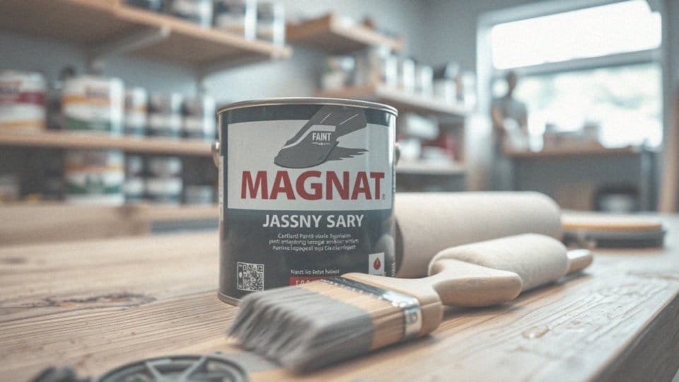 Jakie są parametry techniczne farby magnat jasny szary?