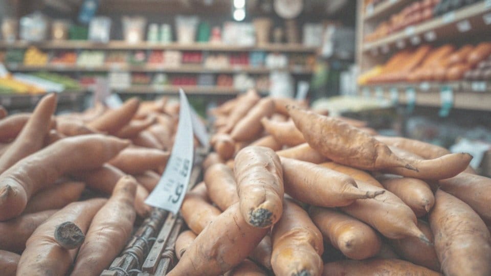Ile kosztują bataty pomarańczowe?