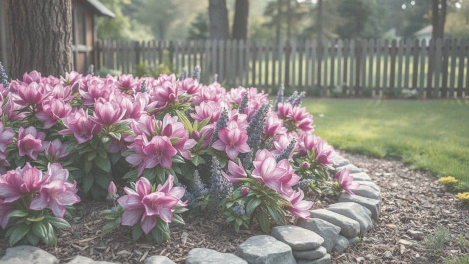 Projekt rabaty z rododendronami – jak stworzyć piękną kompozycję?